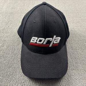Borla Exhaust Hat Adult One Size Black Adjustable Cap Casual Men's